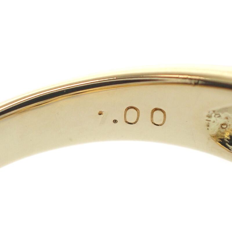 no brand  #14(JP Size) ring K18 yellow gold Women