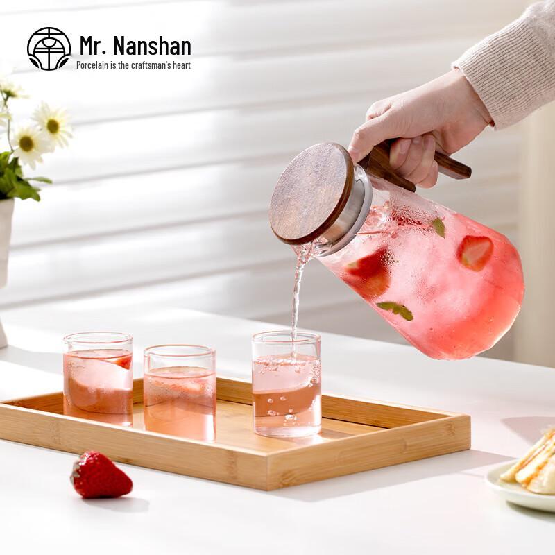 Large Capacity Heat-Resistant Glass Pitcher