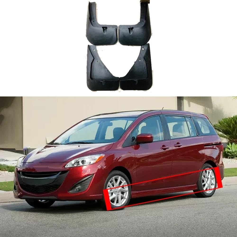 Mazda 5 Mazda 5 CW Premacy 2011-2018 Schmutzfänger Kotflügelverbreiterungen Schmutzfänger Spritzschutz