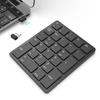 26 Keys Wireless Number Pads Rechargeable USB Numeric Keypad Portable Financial Accounting Number Keyboard for Laptop