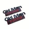 1ps Old Man Edition 3D Emblem Sticker Badge Fender Funny Decals Car Truck Replacement Door Decoration