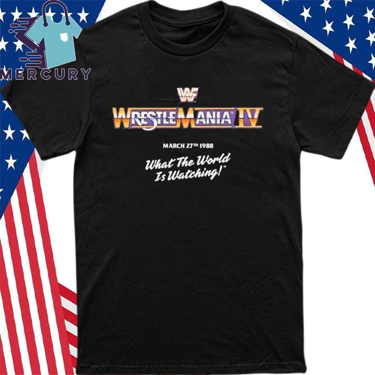 Vintage WrestleMania IV Shirt Unisex T-Shirt M