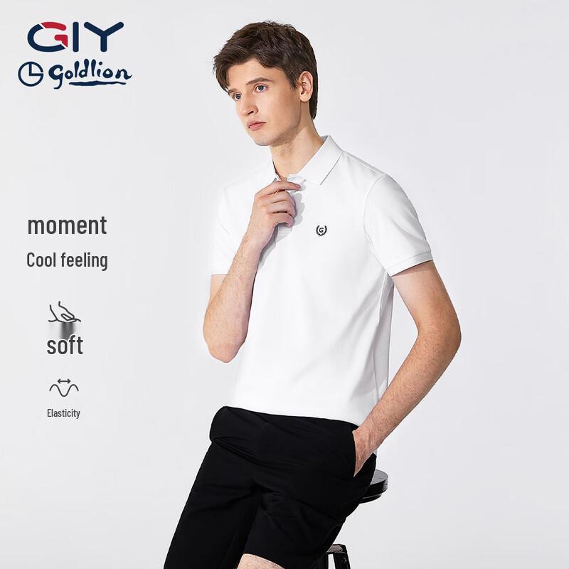 Goldlion Men s 2026 S/S Casual Short Sleeve Polo T-Shirt L