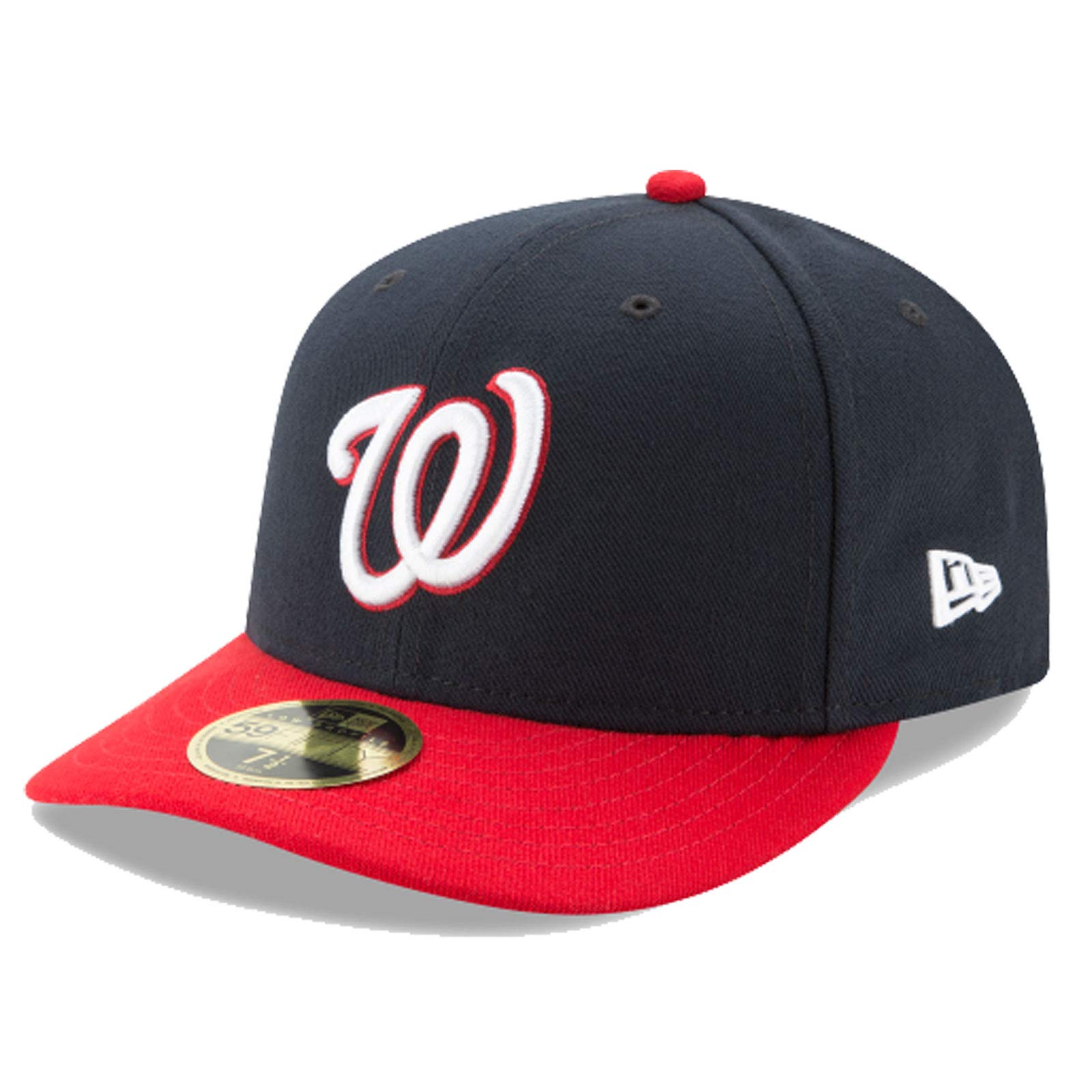 

New Era Washington Nationals Low Profile Alternate 59FIFTY Fitted 7 Hat/Cap, Navy, 1/8