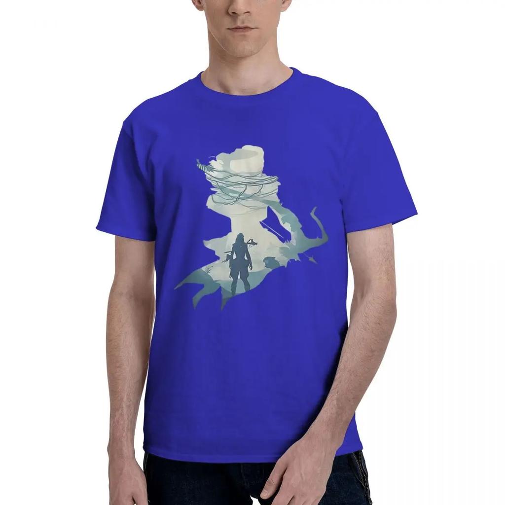 Horizon Zero Dawn Not Safe To Go Alone 100 Cotton Casual Breathable Confortable T Shirt High End Mens Clothing Man Clothes