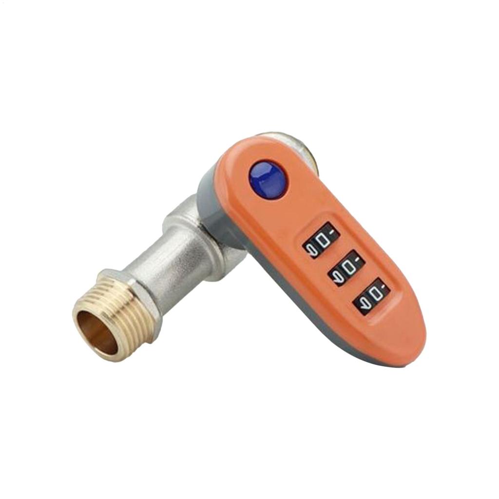 Combination Lock Garden Faucet Brass Outdoor Spigot With Combination Lock For Garden Irrigation Water Valve Device For Rental