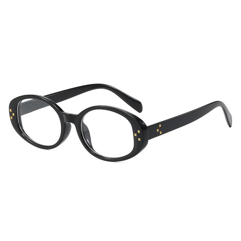 

Anti-Blue Light Glasses Exquisite Simple Oval Eyewear Women Men Travel Eyeglasses Blue Light Blocking Man Lady Computer Eyeglas