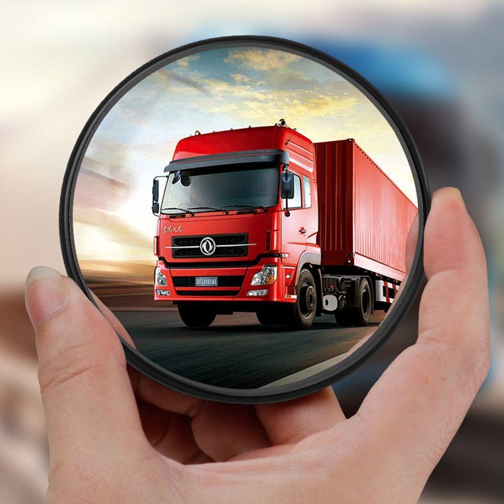 2Pcs HD Glass Car Blind Spot Mirror 360 Degree Adjustable Reversing Auxiliary Mirror  Vehicle