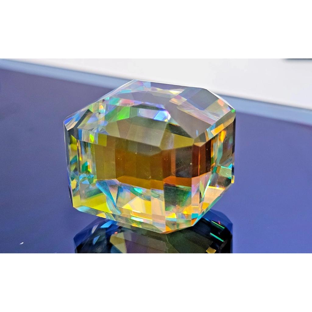 Rainbow Color Mystic Topaz 180+ Ct Cube Cut Beautiful Certified Loose Gemstone