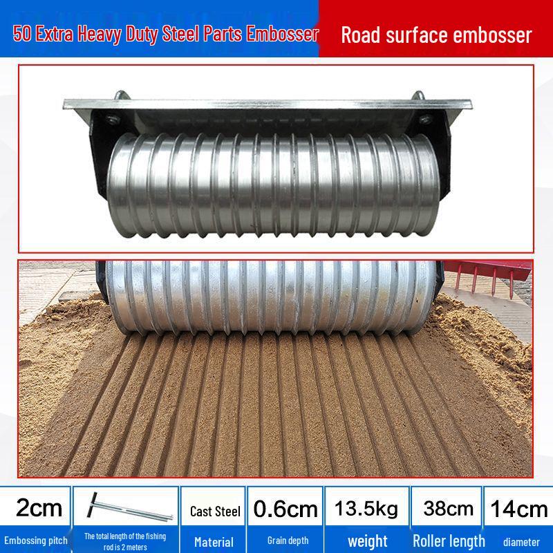 Concrete Pavement Texturizer and Anti-Slip Groover Roller Machine