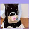 Adorable Plush Doll Handbag For Girls With Breathable Lightweight Design And Cute Cartoon Patterns