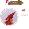 Three Dimensional Five Pointed Star Christmas Tree Top Gold Glitter Iron Decorations Christmas Window Scene Layout