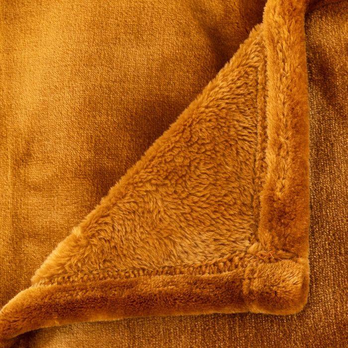 Plaid "Cuddly" 130 x 180 cm flanelle 550 g Atmosphera