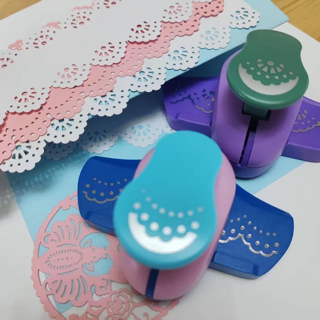 Large Children's Lace Edge Embosser Puncher Tool for DIY Patterns