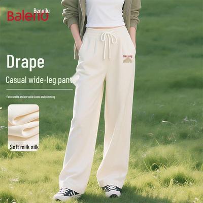 Baleno Damen lockere gerade geschnittene Freizeithose