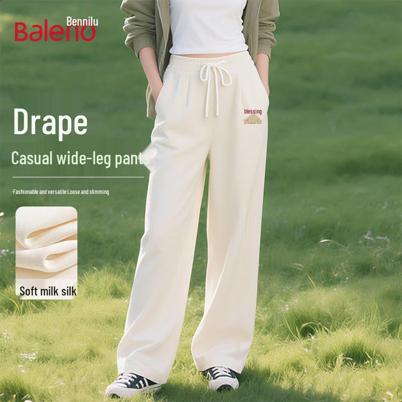 Baleno Women s Loose Straight Fit Casual Pants S