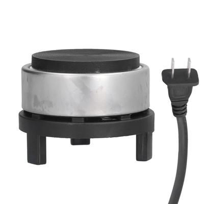 300W Mini Electric Stove Iron Hot Plate Tea Coffee Pot Warmer Heater for Home Office Dormitory