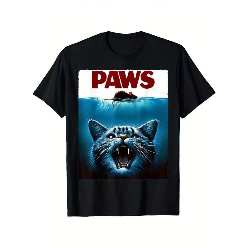 Parody Funny Cat T-Shirt, Suitable for Mens & Womens Outdoor XXXXL