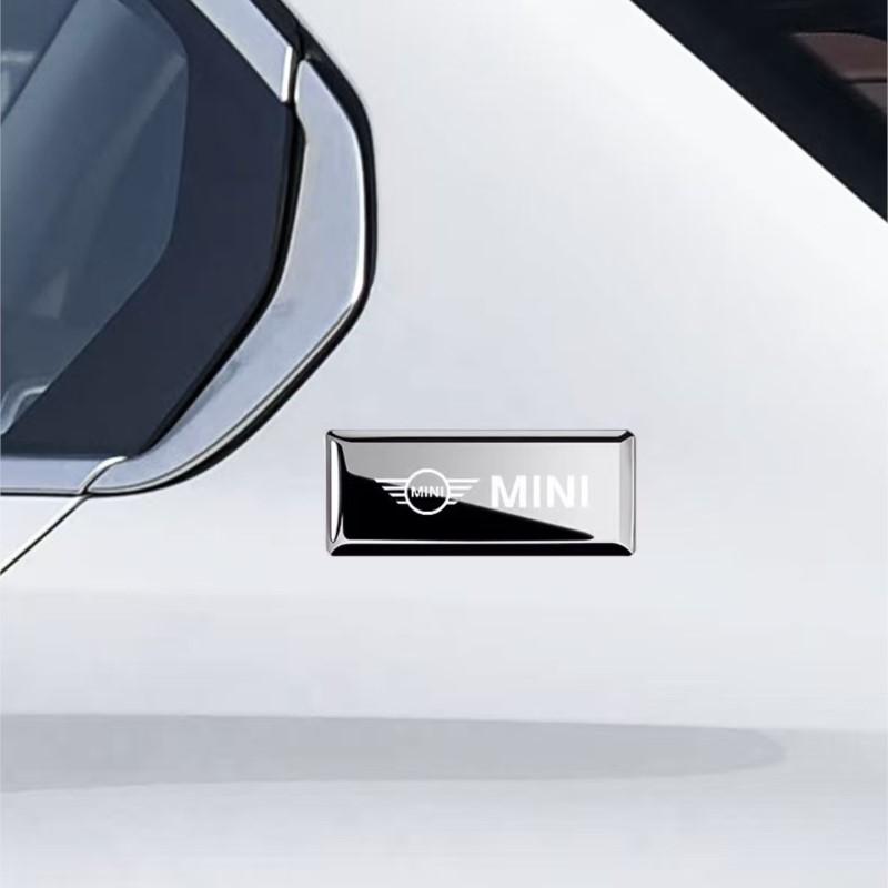 4 piezas Estilo de Coche Pegatina de Emblema Insignia de Metal Calcomanía Decorativa Para Mini Cooper Works One JCW R56 R53 F54 F55