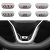 Emblema Rline in Lega di Alluminio 3D per Volkswagen VW GTI R Line Polo Golf Passat I6 Jetta Accessori Adesivi Metallici per Volante Auto