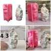 Silicone Mold for Mother and Child Statue Crafting Gypsum Handmade Home Decoration Mould Religious Souvenir Mold