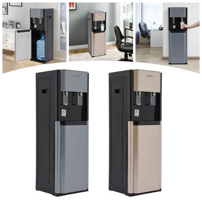 Dispenser Acqua in Acciaio Inossidabile a Caricamento dal Basso, Dispenser Acqua Oro/Grigio Con Riscaldamento e Raffreddamento per Casa, Ufficio