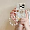 Electroplated Pearl Heart Gem Case for iPhone 16 Pro Max/17