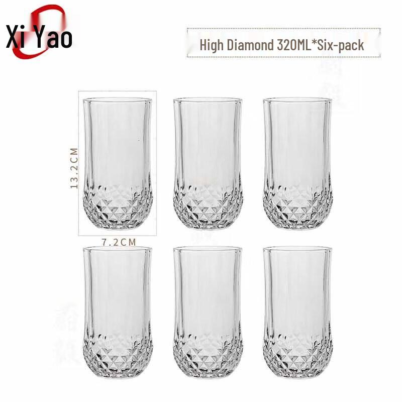 Xiyao Transparent Glass Drinkware Set