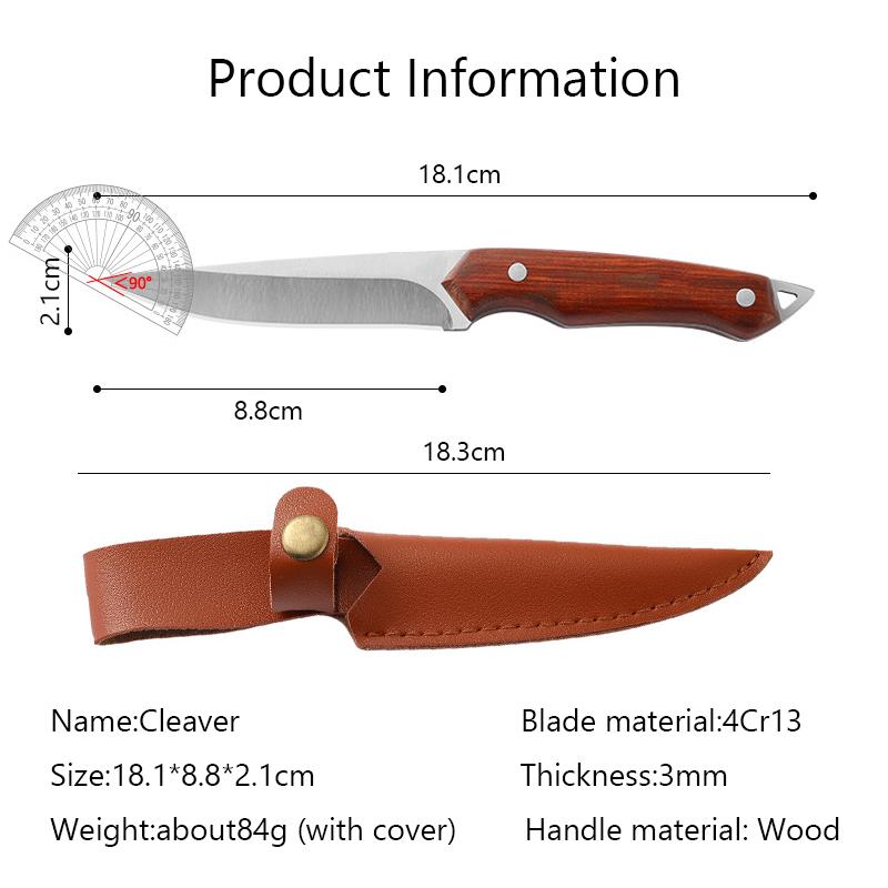 Coltello per disosso da cucina Coltello per sbucciare la frutta Coltelli per mannaia per carne all'aperto