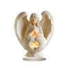 2D Flat Angel Ornament Christmas Decorative Statue White Acrylic Angel Statue Christmas Ornament Purity Symbol Home Decor