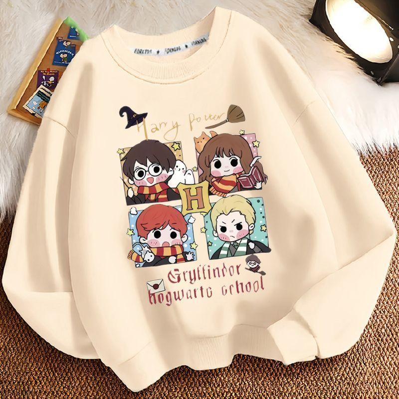 Cute Children's Sweatshirts, Long-sleeved Casual Sweatshirts for Boys and Girls Spring and Autumn