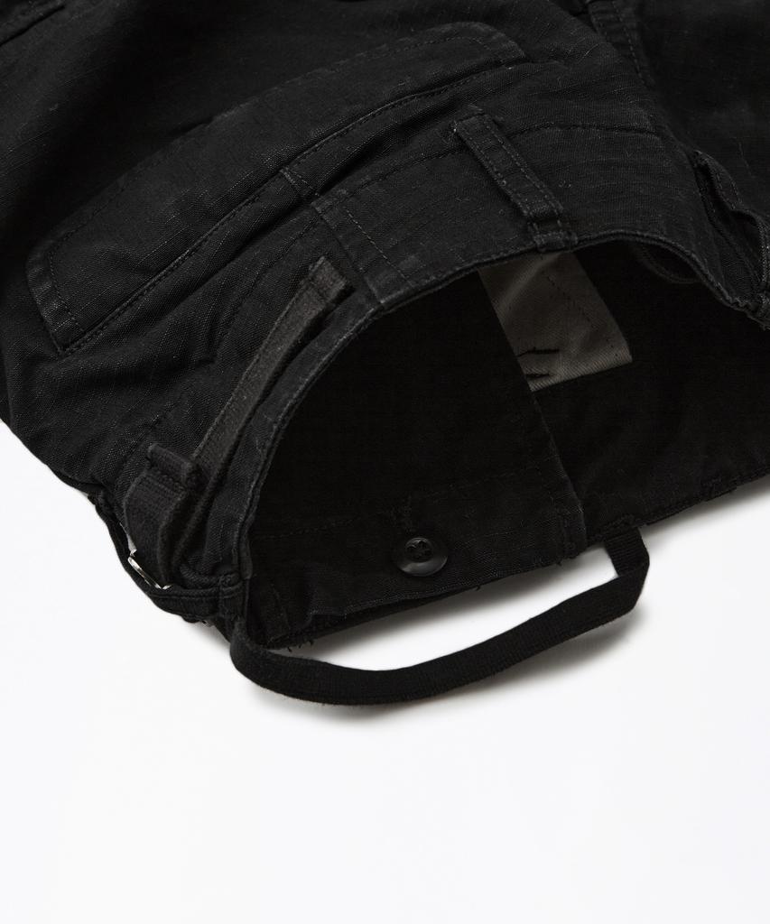 OUTSTANDING M-51 Wide Cargo Shorts_Black