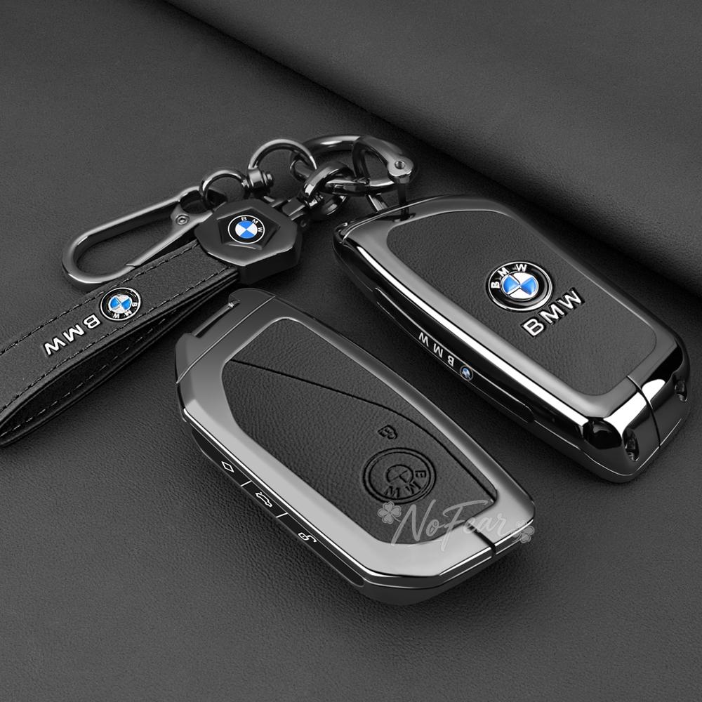 AABW1 Car Key Cover Case Protect Keyless Key Bag Shell For BMW i7 X7 G07 LCI iX I20 X1 U11 7 Series G70 G09 XM U06G81 M3 2023 stickers