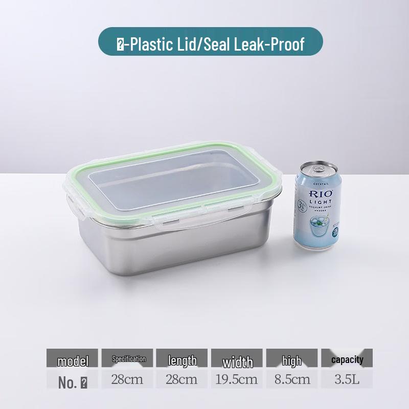 

304 Stainless Steel Food Storage Container