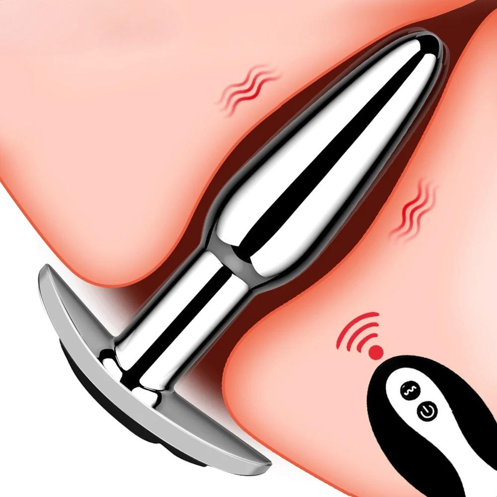 Remote Control Vibrators Vibrating Butt Anal Plug Sex Toys for Women Men Silicone Erotic Massager Stimulator Dildo Anal Toys
