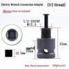 Electric Drill Chuck Adapter for Pneumatic Hammer: Square, Round, Hex Handles
