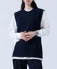 Topboy [2Pack] Regular Fit Cable Knit Round Neck Vest 6 Colors