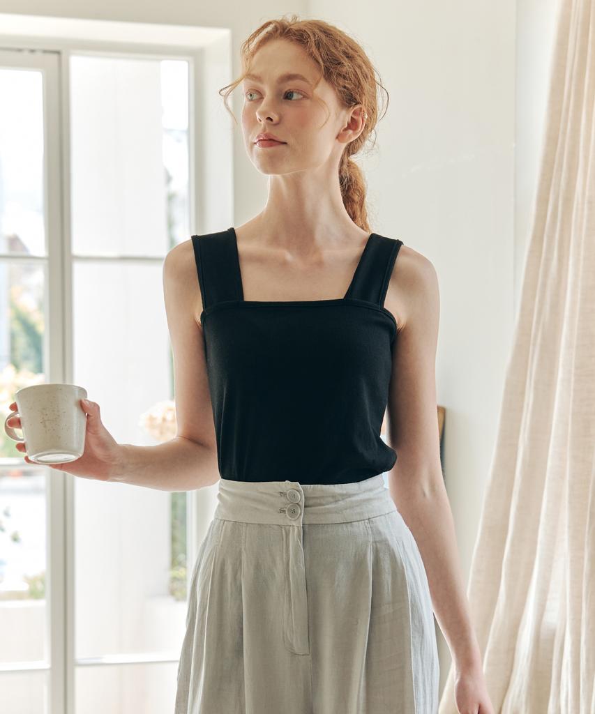 ZEROSTREET [3 Colors] Basic Sleeveless T-Shirt