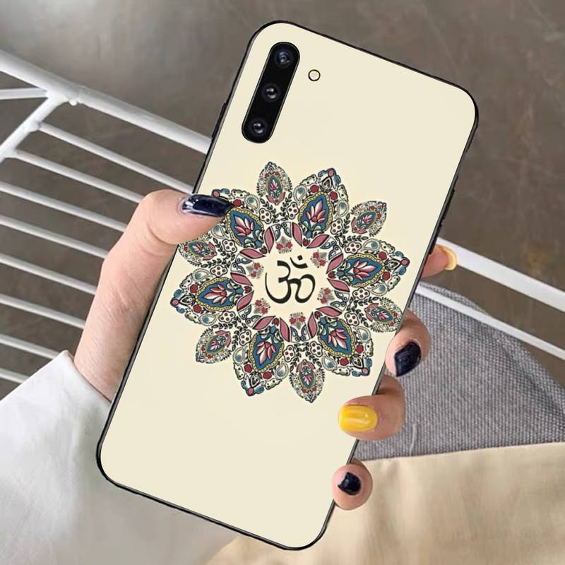 Mandala Chakra Yoga Phone Case for Samsung Note 5 7 8 9 10 20 Pro Plus Lite Ultra A21 12 72