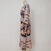 Womens Cotton Beach Cover Up Dress With Floral Print Lightweight Kimono Style Swimwear Overlay