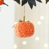 Soft Pumpkin Halloween Hanging Pendant Flocking Fabric Cute Design Pumpkin Face Funny Style Creative Face Halloween Decoration