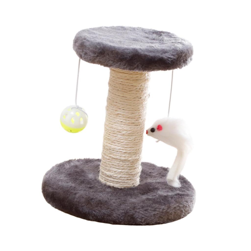 Cat Scratch Post Sisal Cat Climbing Frame for Indoor Cats Cat Post with Ball Toy