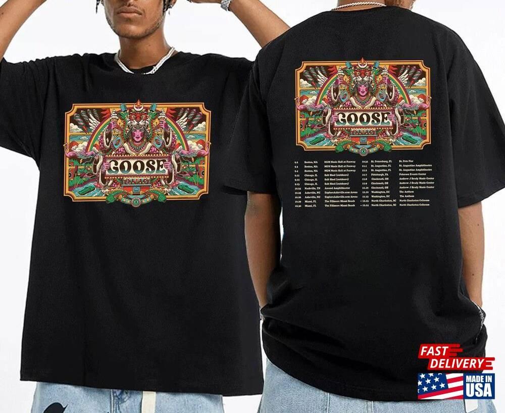 26 Goose Fall Tour 2024 Shirt Concert Band Unisex T Shirt Cotton Men Women CG1183a Unisex T-Shirt XXXL