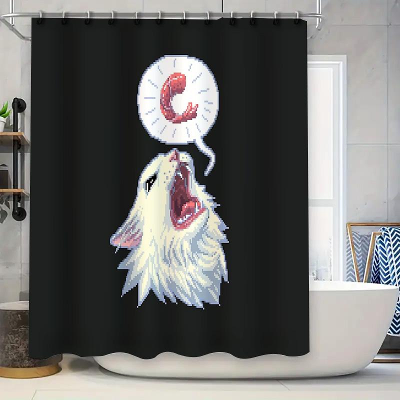 

Wolf Shower Curtain Forest Animals Nature Bathroom Decor Woodland Wildlife Tapestry Vintage Home Decor Artistic Shower Curtain S W60H190(CM)-1 Pcs