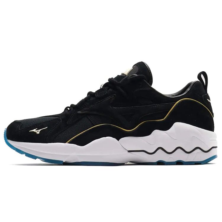 

Mizuno Wave Rider 1 Мужские кроссовки черного золота D1GA192609