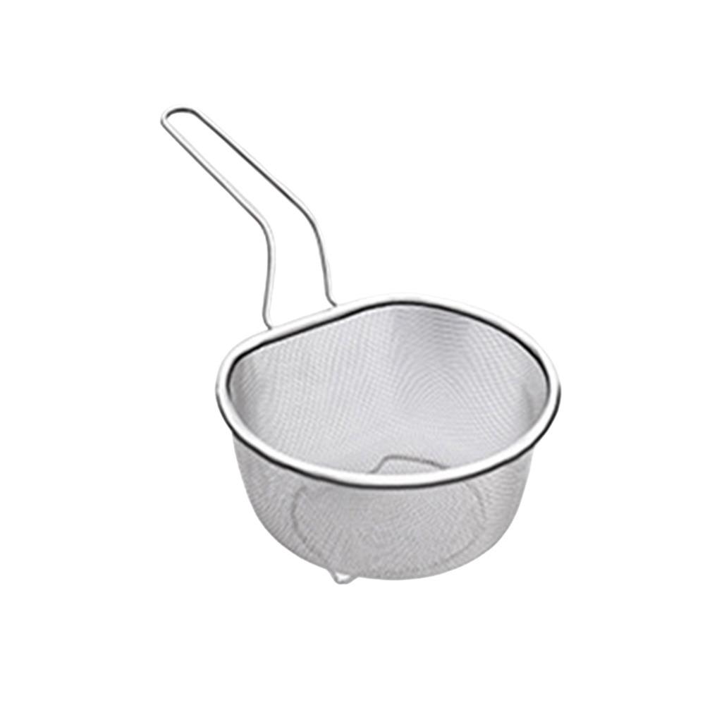 Cooking Utensils Frying Filter Basket Stainless Steel Long Handle Pasta Boil Basket Hot Pot Strainer Mesh Strainer Spoon