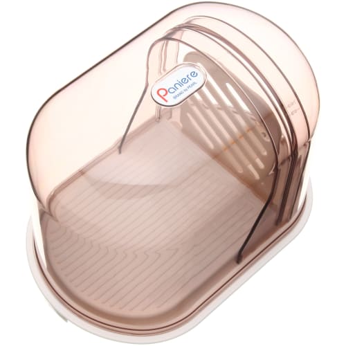 Pearl Metal Paniere C-1097 Bread Case with Slice Guide and Bread Knife, Made in Japan