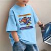 Summer New 2026 Boys And Girls Cotton Korean Tshirt Solid Color Round Neck Short Sleeve Cool Baby Tops Harajuku Style Shirt