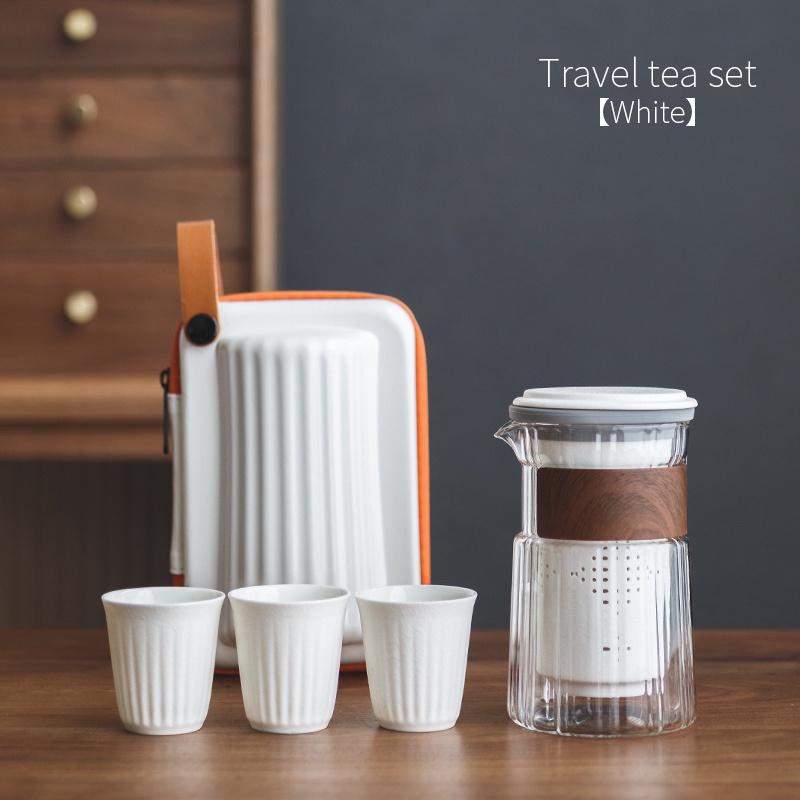 

Ceramic Filter Inner Liner Kung Fu Tea Set Portable Quick Tea Cup белый