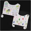 Baby Lätzchen Handtücher Baby Lätzchen Quadratisch Baumwolle Neugeborenen Kleidung Säuglingskleidung Cartoon Druck Babyzubehör Bandana Lätzchen Spucktücher